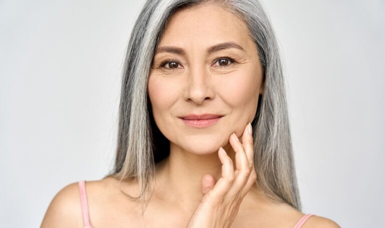 woman with mature skin